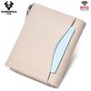 Humerpaul Neue RFID Männer Brieftasche Blockieren Schutz Anti-Diebstahl Scan Männlichen Leder Biflod Kurze Brieftasche Zipper Münzfach Beutel Casual geld Tasche