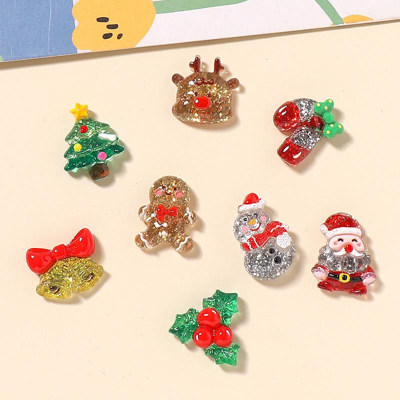 Cartoon Resin Accessories for DIY: Jewelry, Loose Powder, Christmas Glue, Hair Clips, Phone Cases, Shoe Buckles