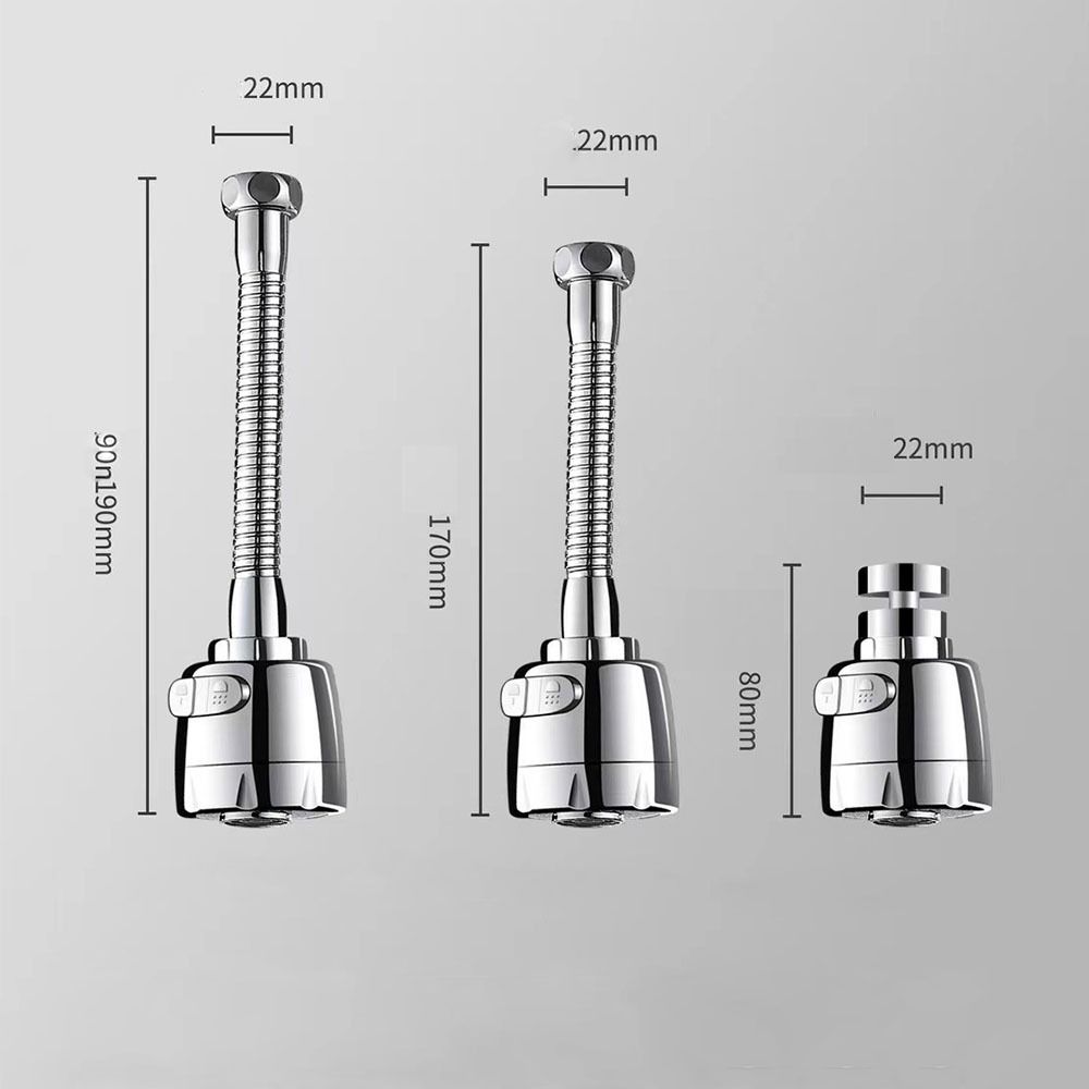 Anti Splash Faucet Extender 3 Modes Water Tap Filter Nozzle Convenient Faucet Aerator Bathroom