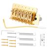 Tremolo System with Roller Single Locking Vibrato Bridge Tailpiece for ST Guitar (Gold)