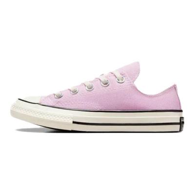 Scarpe da ginnastica basse in tela resistenti e traspiranti anni '70 per bambini Rosa A09863C