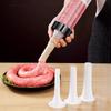 1set Sausage Filling Machine Set Meat Stuffer Filler Manual Meat Injection Sausage Tool Make Sausage Kitchen Cooking Tool