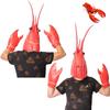 Dragon Lobster Head Mask Creative Latex Gloves For Stage Performance Festive Cosplay Accessories