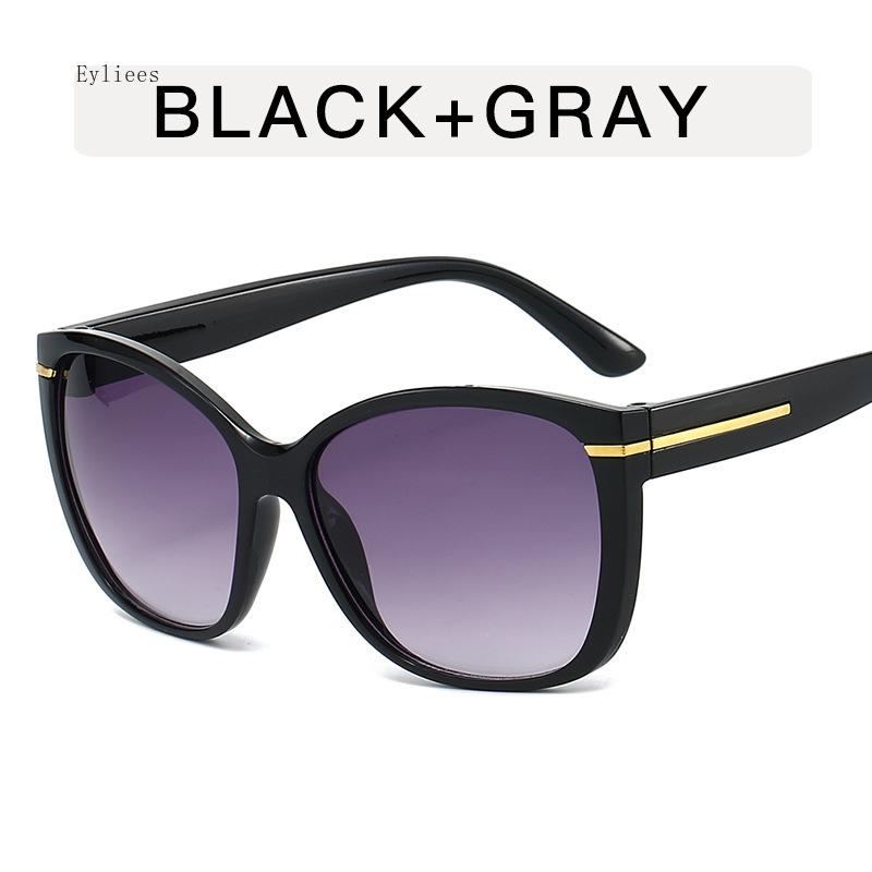 Retro Large Frame Fashion Sunglasses High-class Sense of Street Beat Personality UV Protection Glasses Women's Sunglasses Gafas