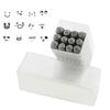 12-teiliges Metallstempel-Prägestempel-Set 1/8'' (3mm) Herz- und Tierstempel-Set Stempelwerkzeug zum Prägen von Metall, Leder, Holz