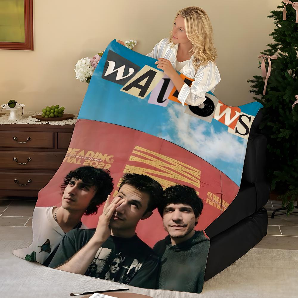 Music W-Wallows Throw Flannel Blanket, Soft Warm, Durable & Washable cute Cool