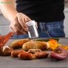 5-hole Stainless Steel Salt Shaker,Mini Seasoning Bottle With Dust Cover Portable Small Pepper Bottle Condiment Jar