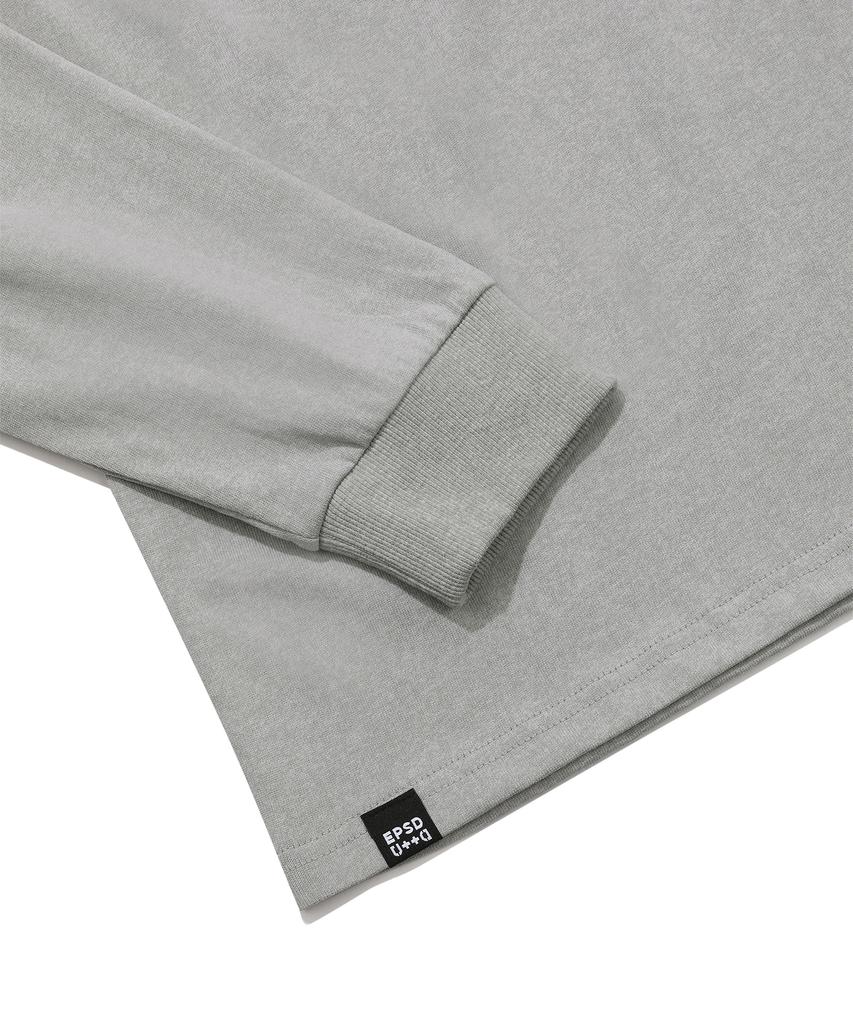 EPISODE UNTITLED Printing Patch Pigment Long Sleeves_Sand