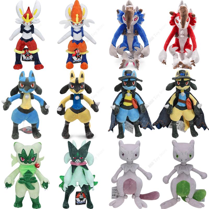 Plush Toys Anime Charizard Aurorus Aerodactyl Chien-Pao Tinkaton Lunala Groudon Shiny Gyarados Stuffed Peluche Kids Doll