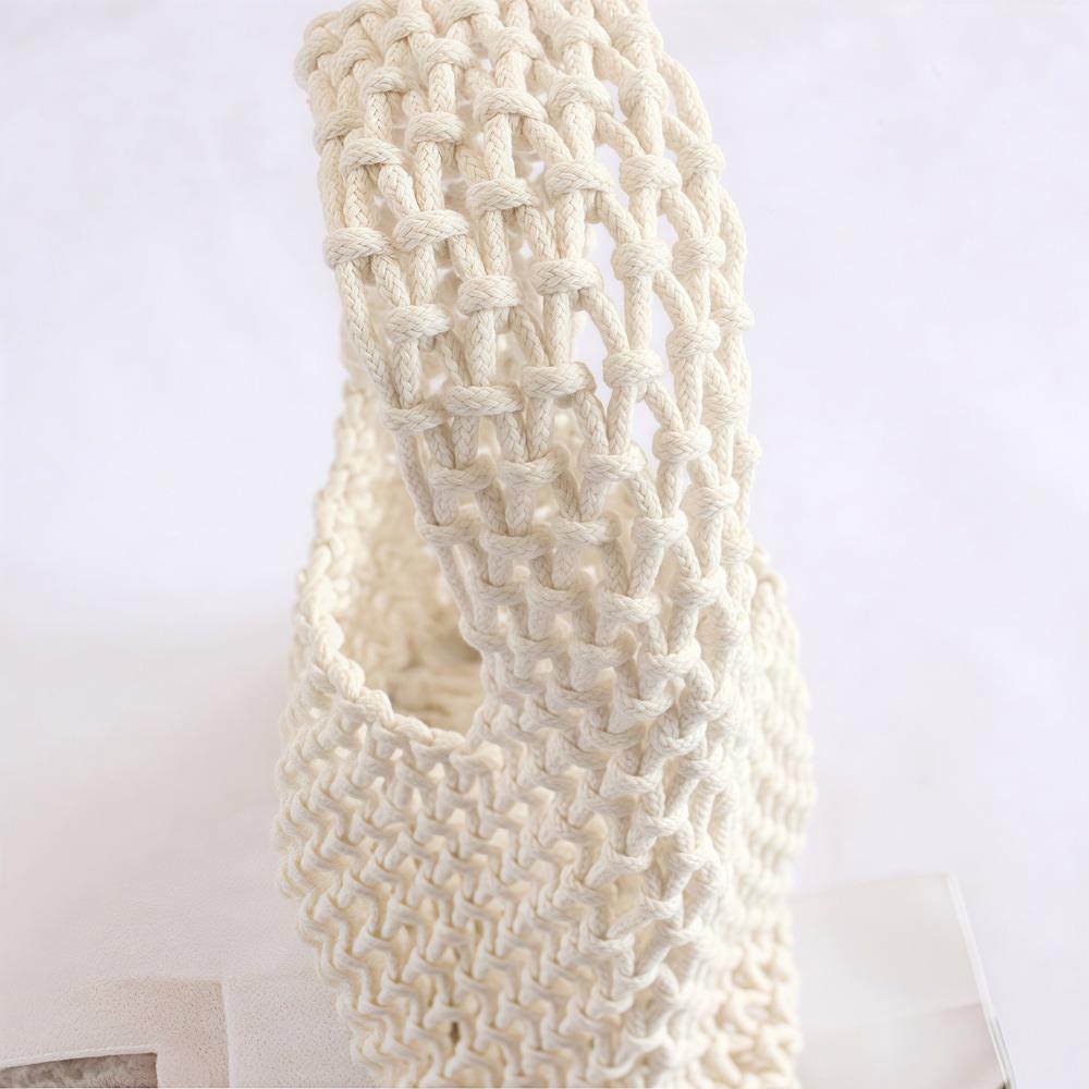 Handbag, fishing net bag, multi-functional leisure travel solid color beach bag, suitable for vacation and travel.zwq