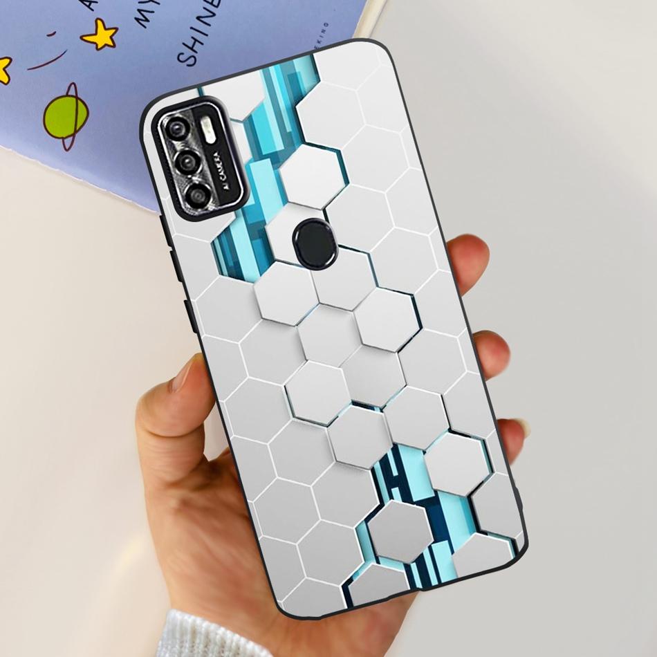 For ZTE Blade A7s 2020 Case Zte A7020 Blade A7s 2020 Fashion Cool Pattern Black Silicon Soft Phone Cases