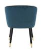 Armchair Paris Teal Gold Cm 62X58X78