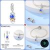 New Copper Fashion Glowing Space Astronaut Spaceship Charms Beads Fit Brand Original Bracelet Diy Jewelry Gift