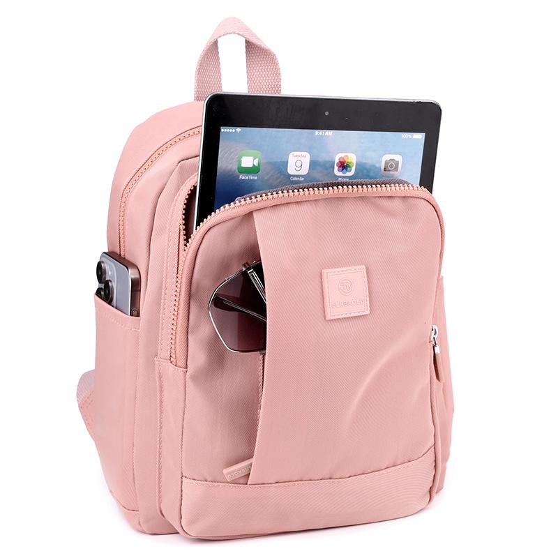 Lightweight Nylon  Student Schoolbag Women's Travel Small Backpack