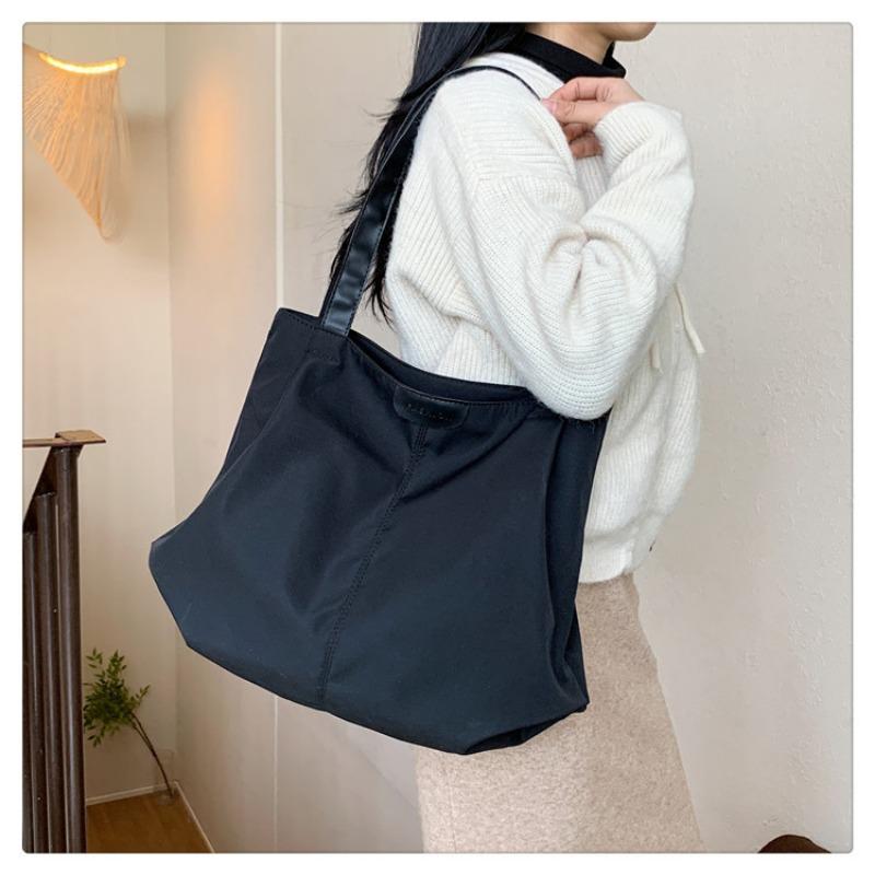 New large-capacity simple messenger bag women's shopping bag leisure bag shoulder handbag hand bag