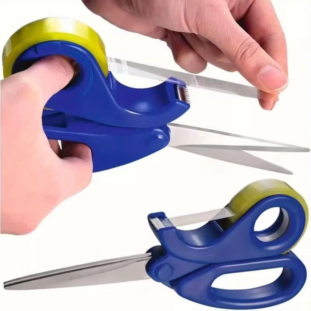 Integrated Tape Dispenser Scissors with Tape Dispenser Utility Scissors Home Use