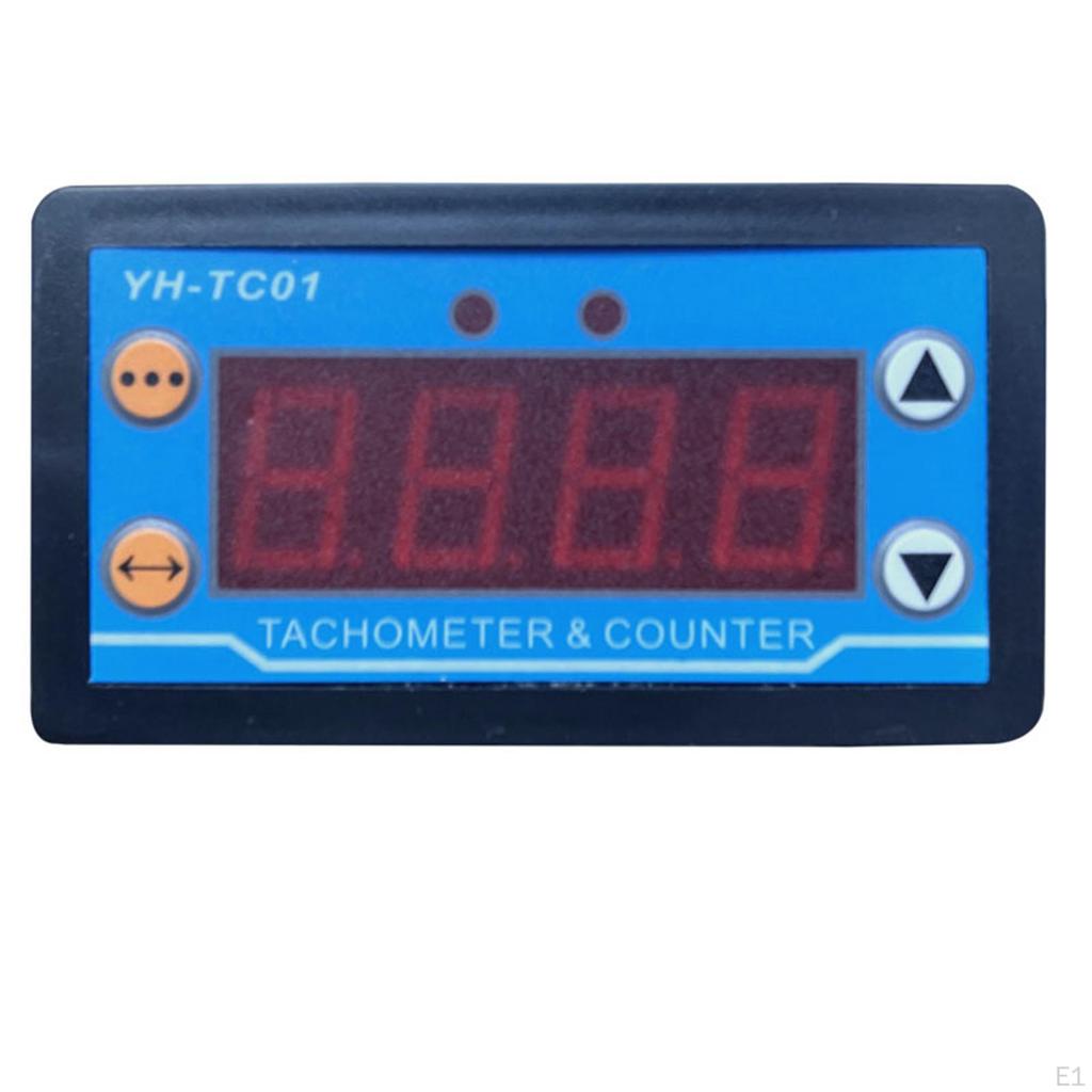 Digital LED Tachometer RPM Speed Meter Accessories Filtering Supplies Motor for