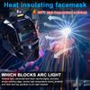 Welding Helmet Automatic Dimming Welding Mask Large View True Color Auto Darkening Welding Facemask for Arc Welding