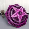 Star Mandala Automatic Folding Umbrella  8 Ribs, Durable Iron Frame, Bright Color Pattern Compact Travel Umbrella, Suitable for Outdoor, Bea