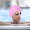 Women 3D Petal Swimming Caps For Long Hair Outdoor Women Fashion Retro Flower Cap Delicate Swimming Cap