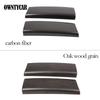 ABS Carbon Fiber/Oak Wood Grain Car Central Control Armrest Box Cover Trim For Mercedes-Benz B-Class GLA GLB CLC Car Accessories