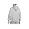 Nike Solo Swoosh Jednolity Kolor Logo Wygodna Luźna Bluza z Kapturem Męskie bluzy z kapturem Ciemnoszary DX0814-063