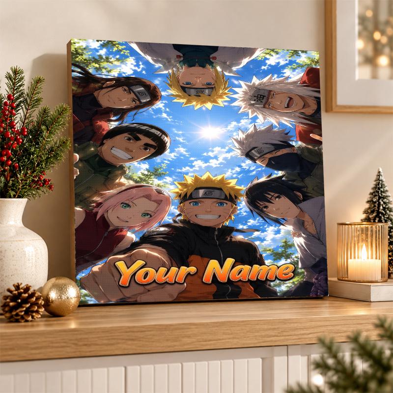 Akatsuki Naruto Custom Name Diamond Painting Personalized 5D Full Drill DIY Diamond Art Home Decor