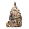 New camouflage breast bag, men's shoulder messenger bag, sports breast bag, multi-functional chest bag.
