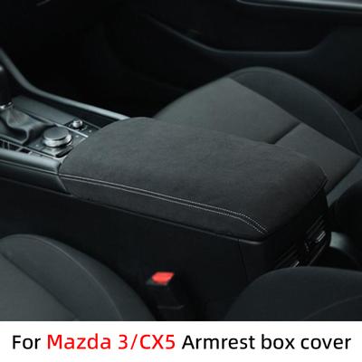 Für Mazda CX-5 2019 2020 2021 2022 2025 2024 Mazda 3 Axela Zentrale Steuerung Armlehne Box Schutzhülle Wildleder Zubehör