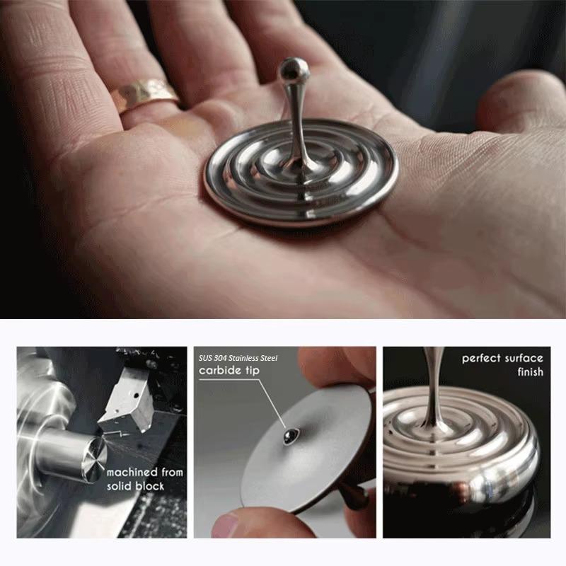 Jucării Anti-Stres Picătură de Apă Fidget Spinner Metalic Decor Magie Fuziune Birou Giroscop Copii Adulți Spațiu de Lucru Bărbați