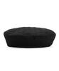 Eondeokeonteulolseutyudio Summer Strap Beret Plate Beret / Strap / Flower Bubble / Black