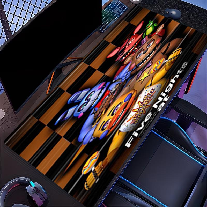 Ποντικοουαλί Five Nights at Freddy's, για Πληκτρολόγιο Pad Laptop PC Mat για Γραφείο Οικιακή Χρήση, Διακόσμηση Γραφείου, Τέλειο Δώρο Γενεθλίων για Παίκτες