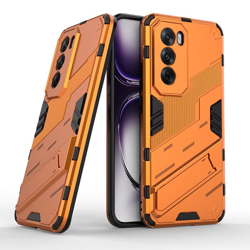 

Для OPPO Reno 12 5G CPH2625 чехол Armor противоударные чехлы для телефонов для Oppo Reno12 Pro Global CPH2629 магнитный держатель подставка задняя крышка Reno12 Pro 5G GWB оранжевый