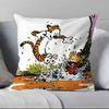 C-Calvin And H-Hobbes Pillow Case Pillowcase Soft Skin Friendly & Comfortable With A Hidden Zipper