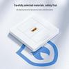 SAMZHE HDMI 86-Type Single Port Wall Plate Module
