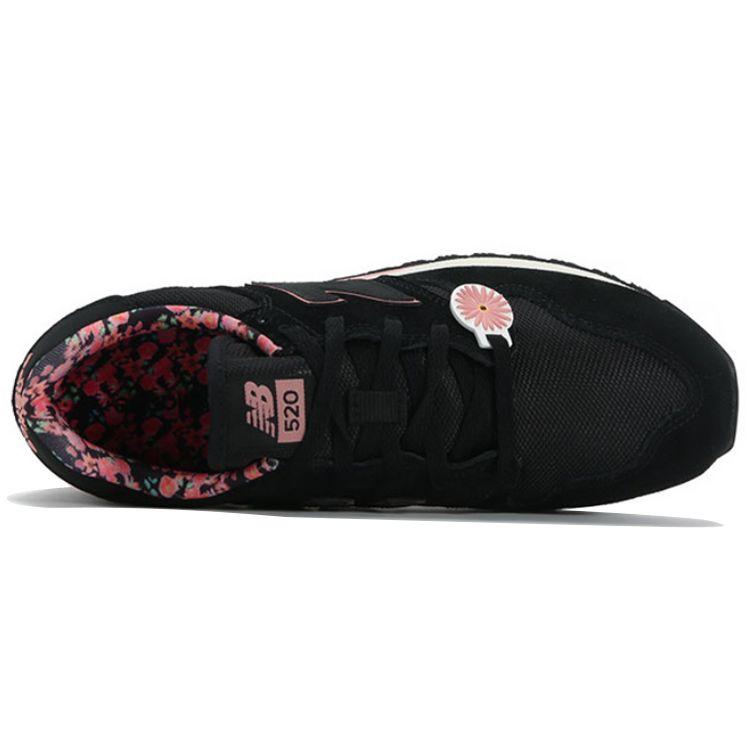 New Balance Nb 520 Laced Cushioning Low Top Casual Running Shoes Women sneaker Black WL520BB