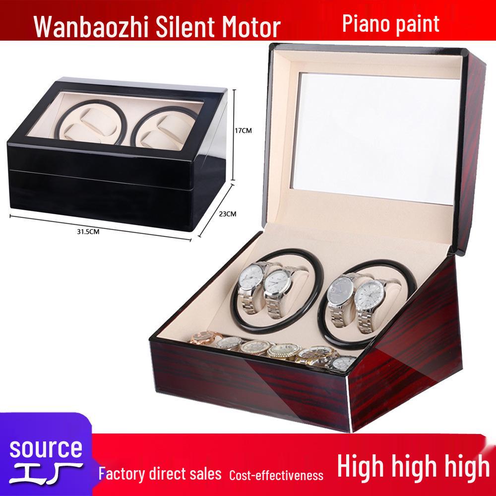 Painted Shaker Automatic Watch Winder and Storage Box for 10 Watches