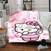 1 шт. Плед Hello Kitty Легкий фланелевый плед для дивана, кровати, путешествий, кемпинга, гостиной, офиса, дивана, кресла