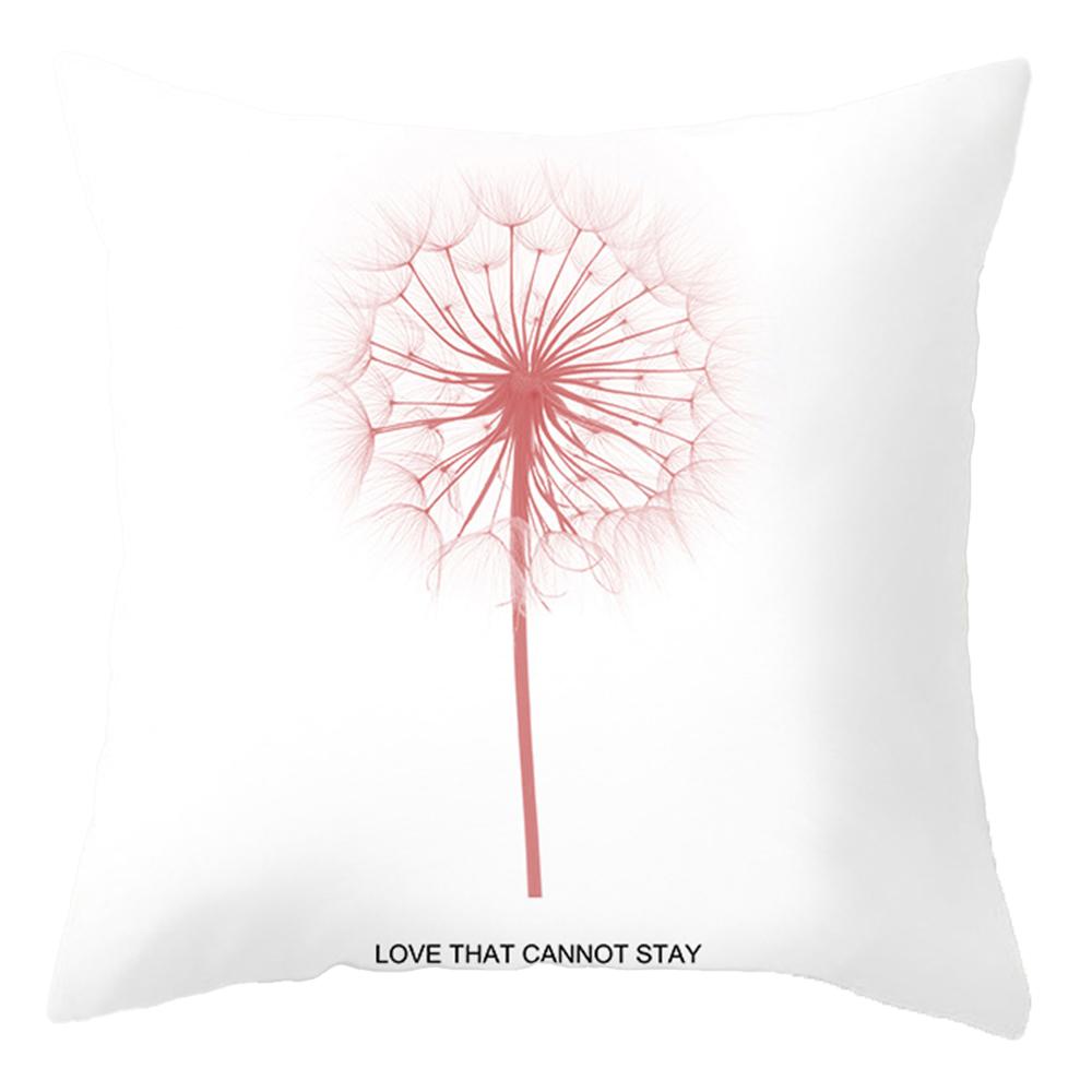 Taie d'oreiller de luxe à imprimé plumes roses, taie d'oreiller géométrique en marbre, housse de coussin, oreiller