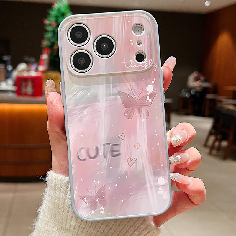 Oil Painting Flowers Pattern Case For iPhone 17 Pro Max Funda iPhone 16 15 14 13 Pro Max Magnetic For Magsafe Hybrid Slim Matte Cover