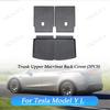 For Tesla Model Y L 2026 Rear Seat Backrest Protective Pad Trunk Mat Anti-Kick Pad Car Interior Accessories Model YL Cargo Liner