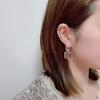 Luxury Transparent Glass Geometric Gift Party Drop Earrings Ear Studs Jewelry Fashion Accessories