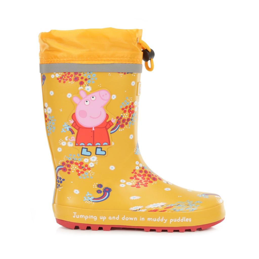 Peppa Pig Childrens/Kids Splash Floral Wellington Boots