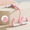 4/6-Tube Pedal Resistance Band with Handle Multifunction Tension Rope Yoga Sit-up Exercise Pedal Puller Men Women Home Gym Workout Equipment
