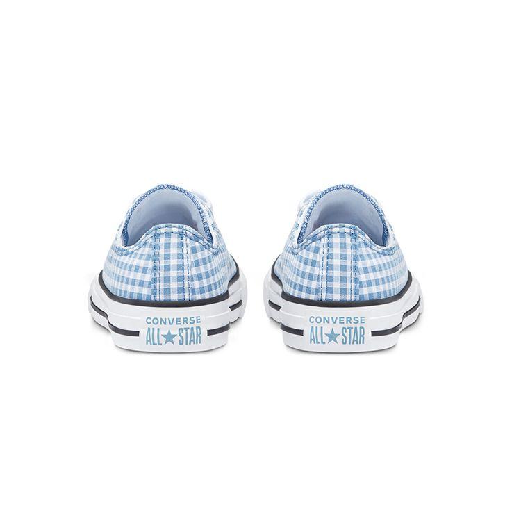 Converse Chuck Taylor All Star Low Top Comfortable Versatile Durable Breathable Low-Top Canvas Shoes Kids Sneakers Blue White 670694C