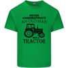 Old Unisex With a Tractor Driver Farmer Farm Unisexs Light Cotton TShirt