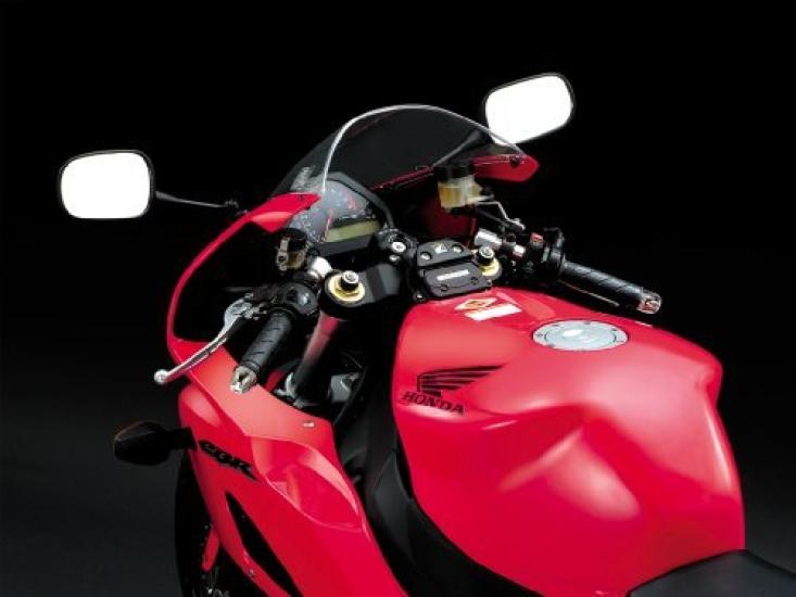 HURRICANE Separate for CBR1000RR ABS Polished Handlebars, Aluminum, (04-16) (excluding models), Anodized, HS1450-01