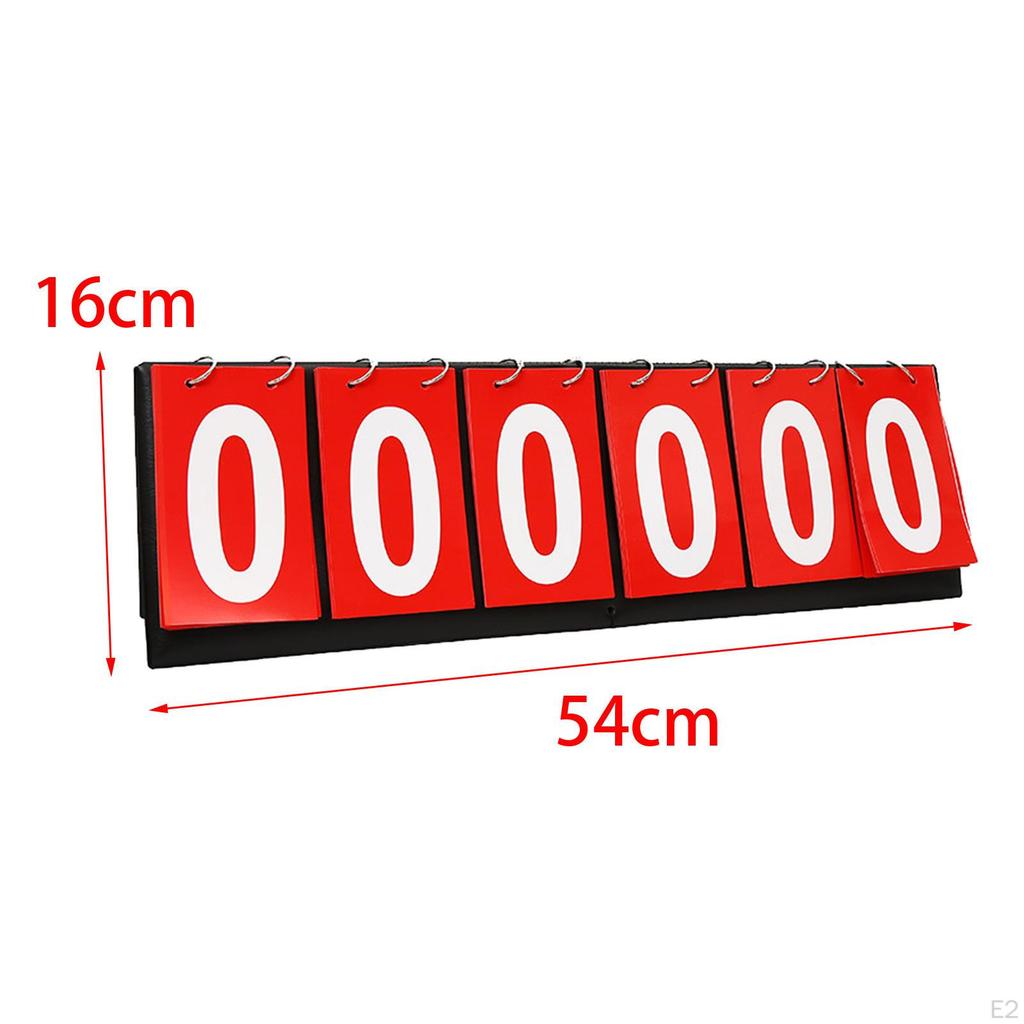 6 Digit Top Score Scorekeeper Scoring for Tennis Basketball Indoor Games