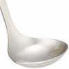Sori Yanagi's Tsubame-Sanjo stainless steel sauce ladle features a simple, easy-to-use design and a matte finish. Its one-piece construction makes it