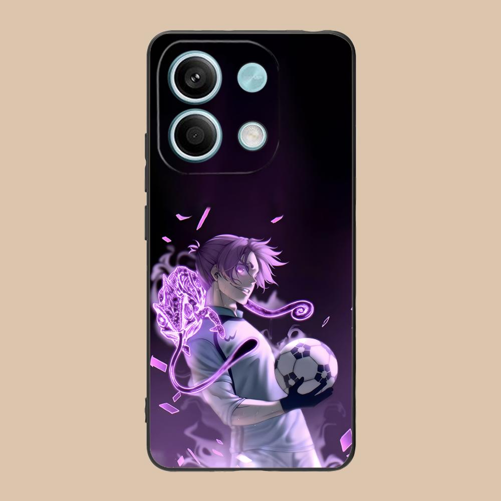 

Blue Lock Reo Mikage Matte TPU Mobile Phone Case for POCO M7 M6 M5 M4 M3 X7 X6 X5 X4 X3 Pro GT 5G Colorful Printing Cover Poco X3 GT